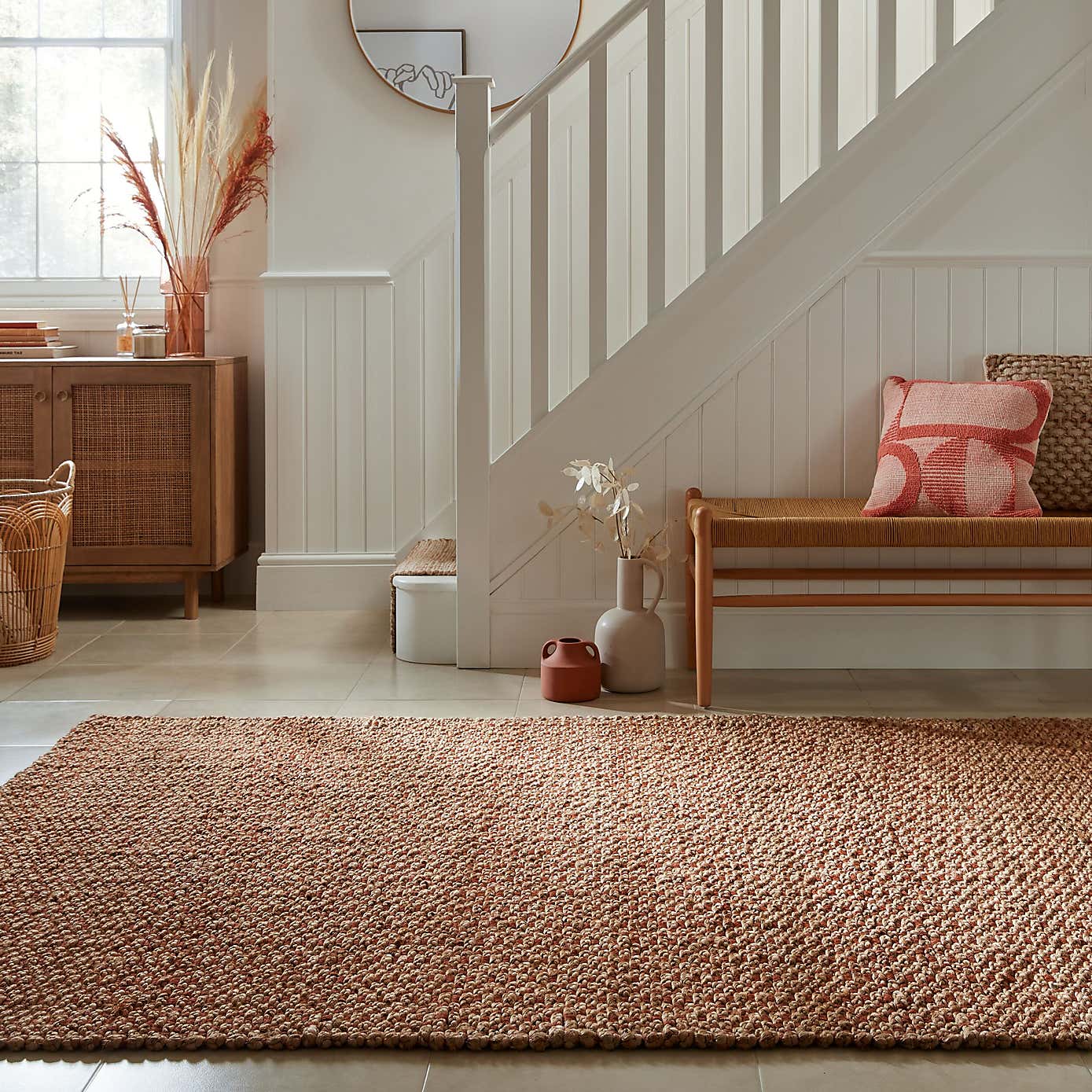 Chunky Jute Woven Rug