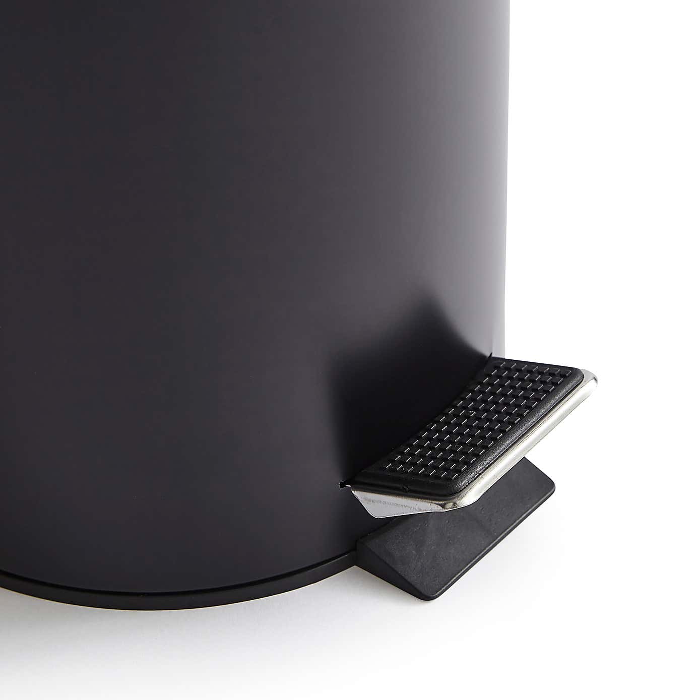 Black 3 Litre Bathroom Bin