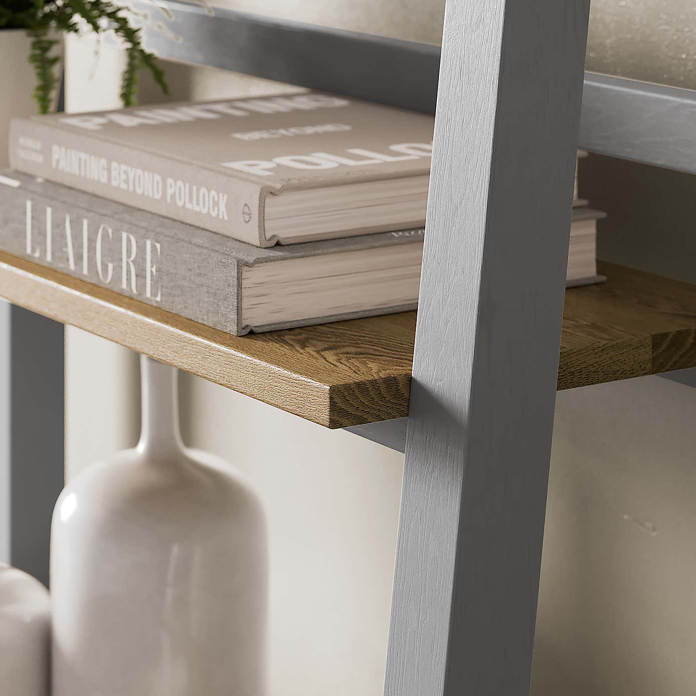 Olney Storage Ladder Shelf Stone