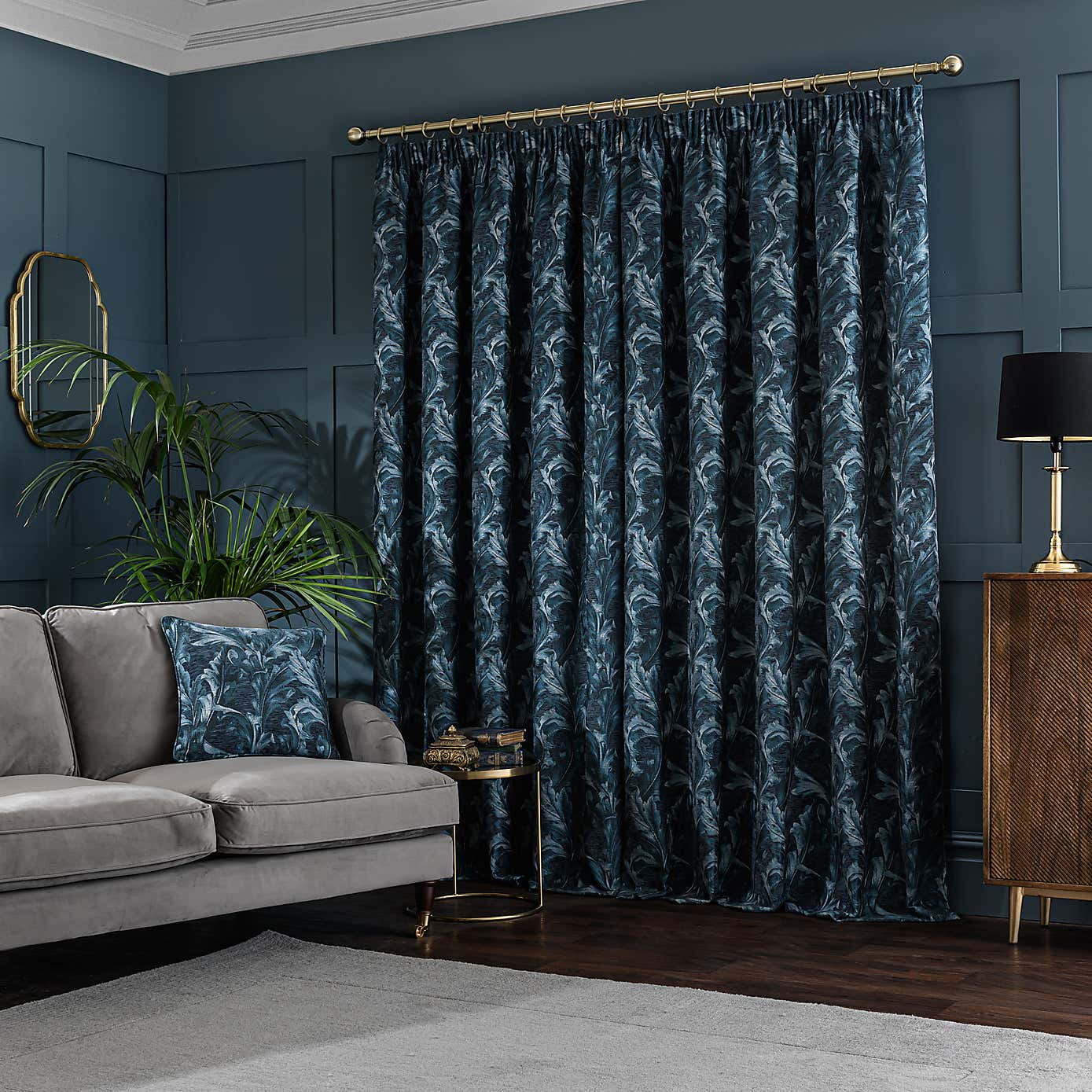 Pemberley Pencil Pleat Curtains