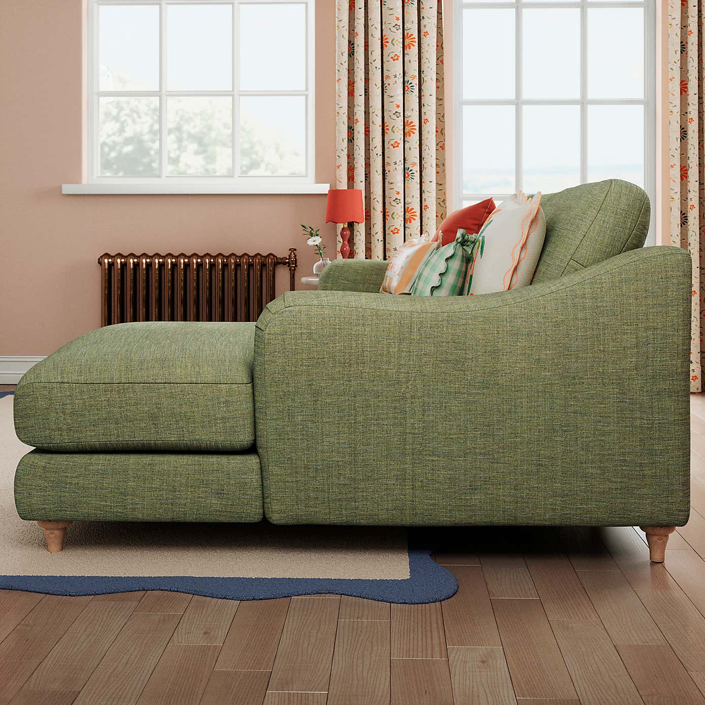 Slub Faux Linen Fabric Sample