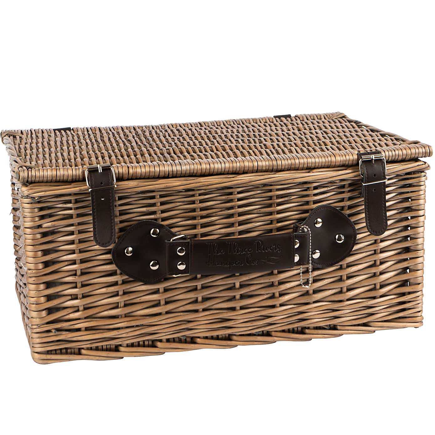 Three Rivers 4 Person Picnic Basket with Picnicware