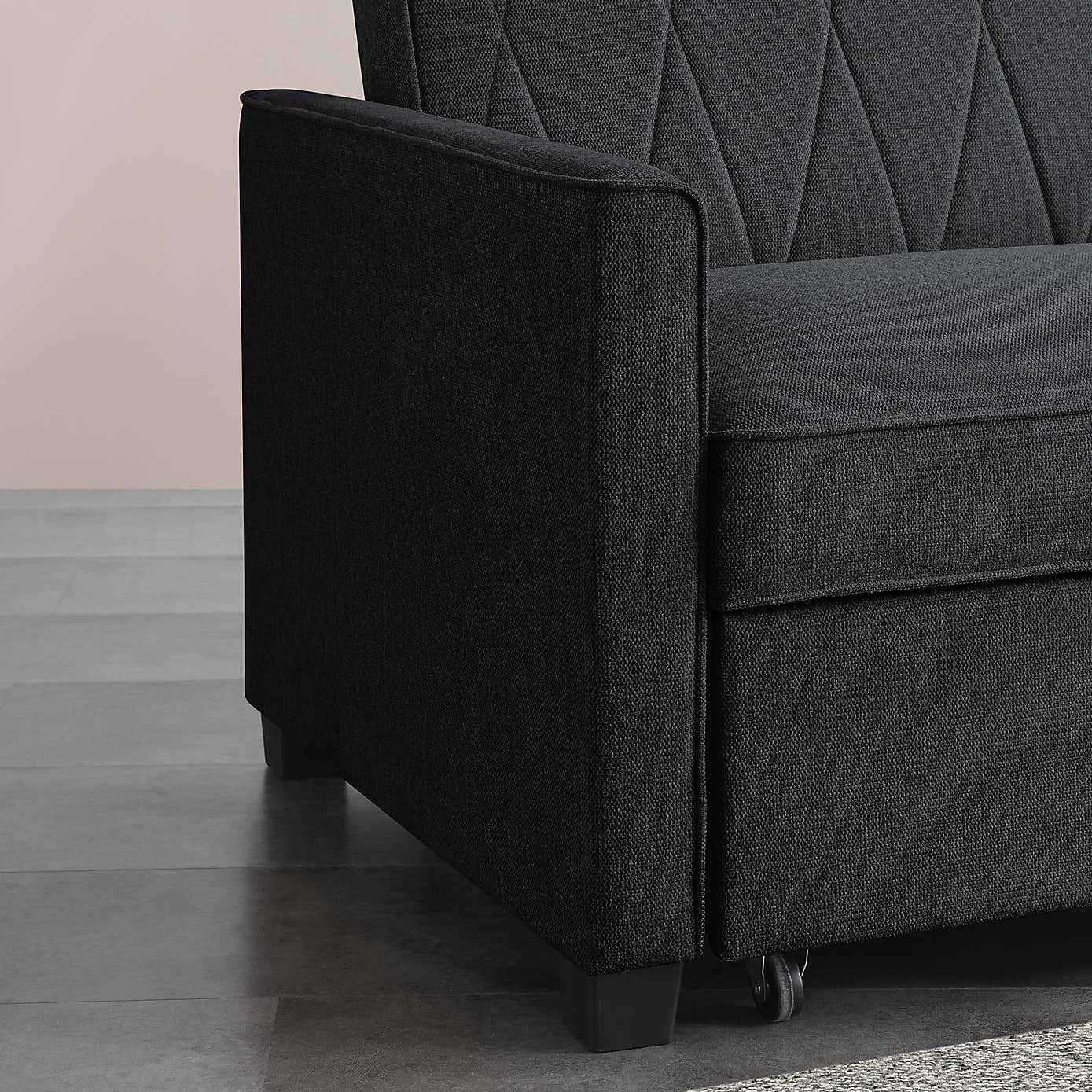 Serviya Fabric Compact Double Sofa Bed