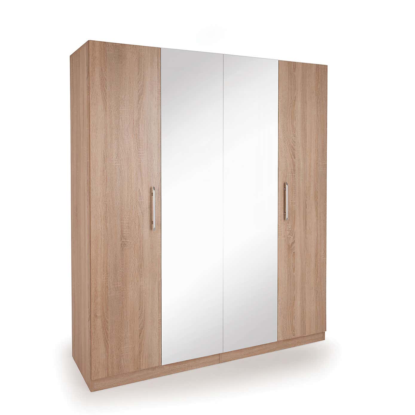 Holborn 4 Door Mirror Wardrobe