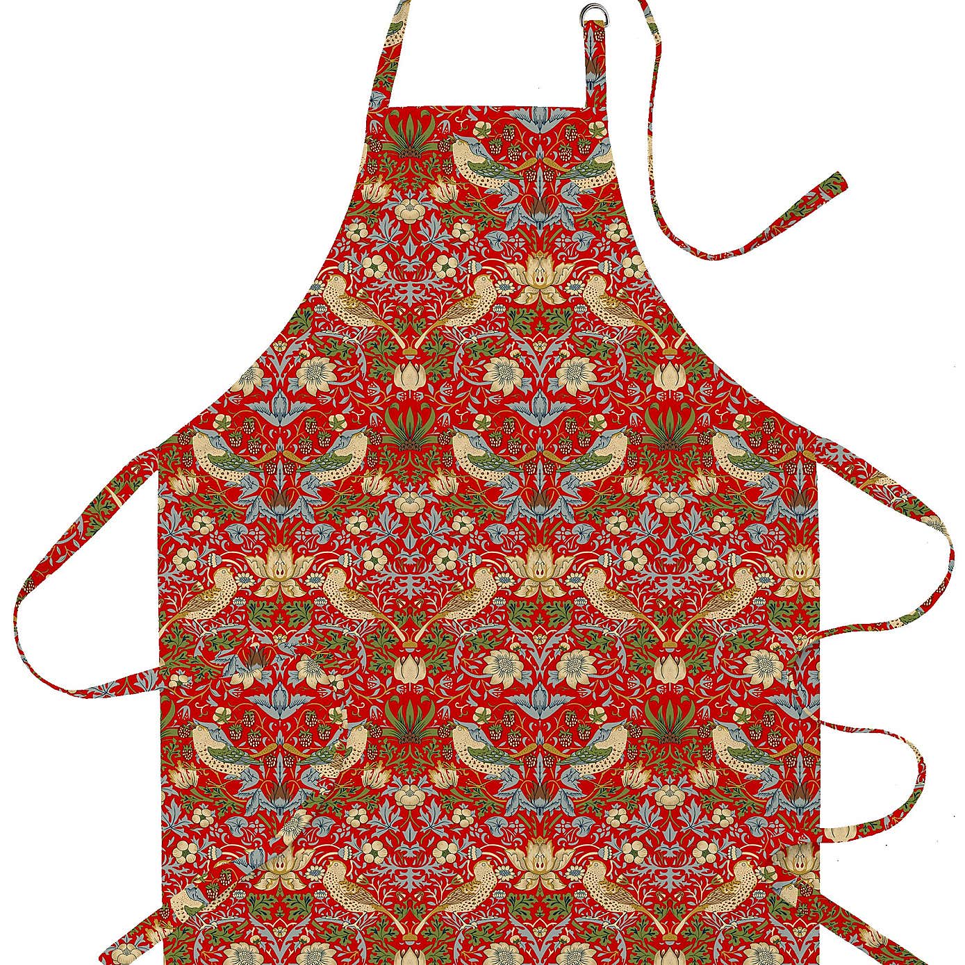 William Morris Strawberry Thief Acrylic Apron