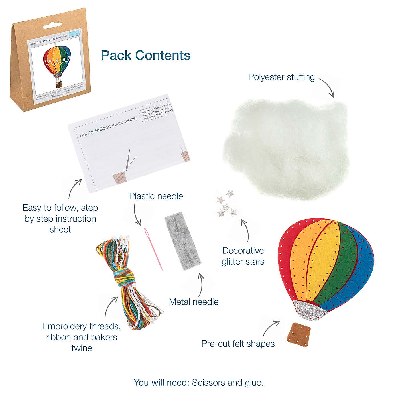 Felt Kit Hot Air Balloon