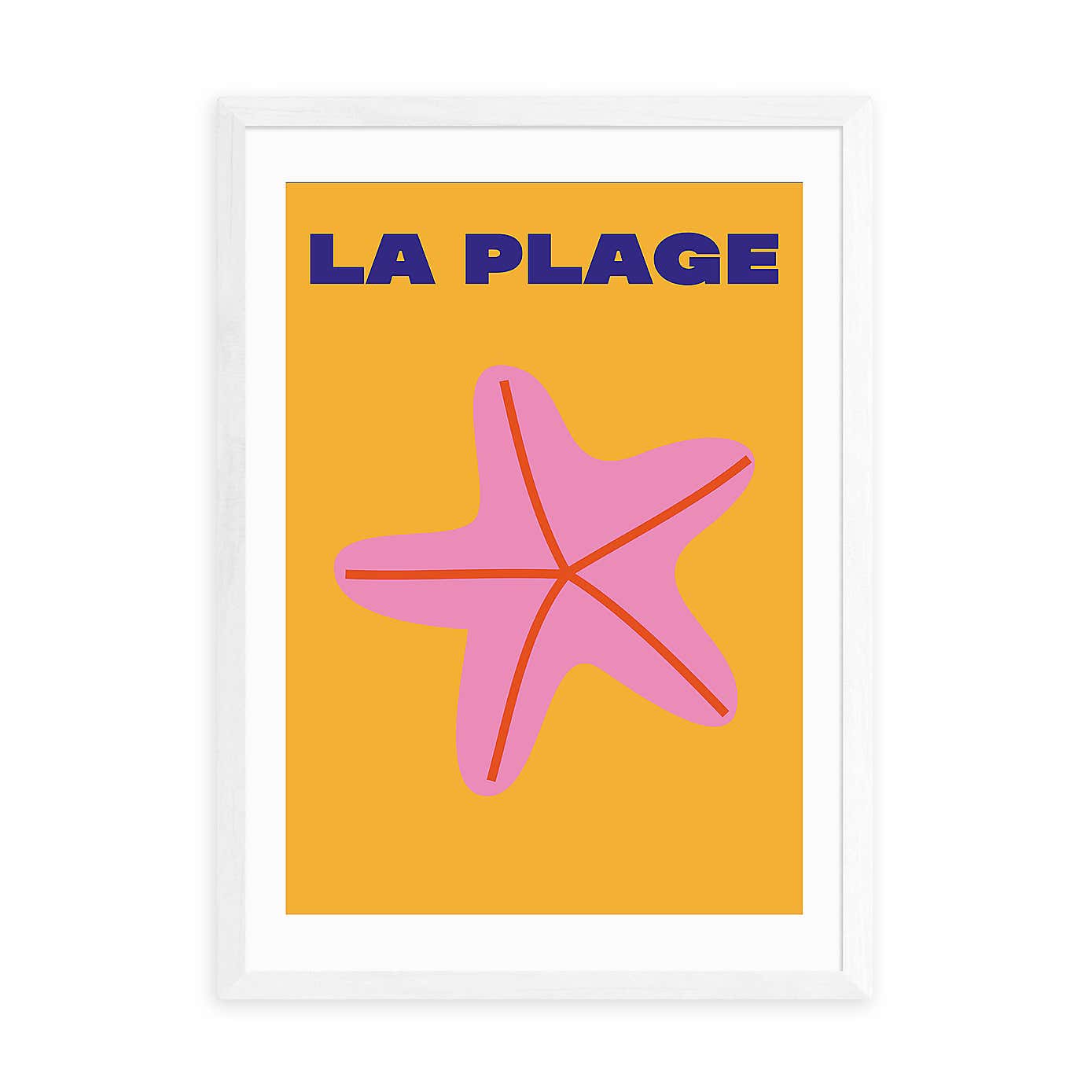 East End Prints La Plage Print by Inoui