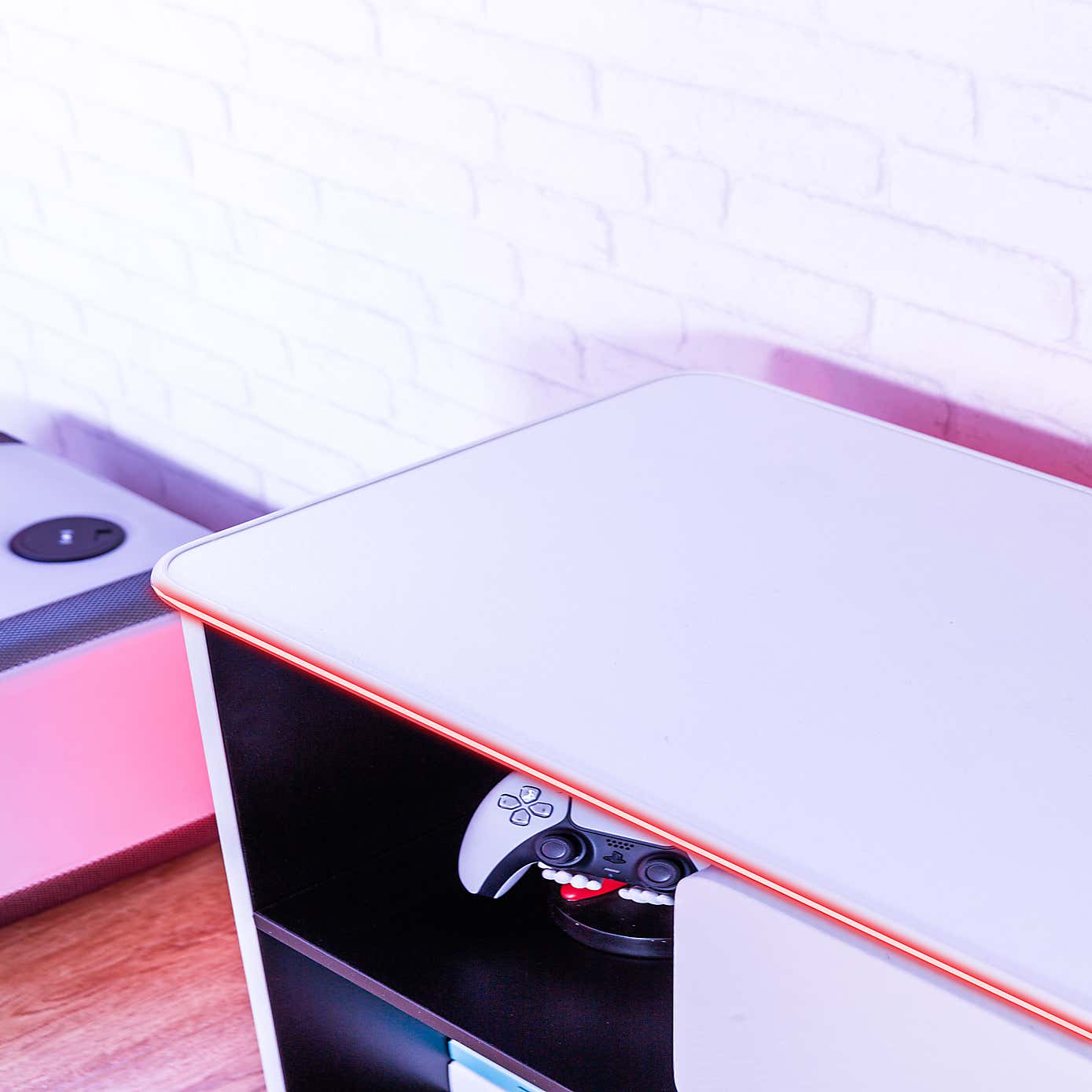 X Rocker Carbon Tek Chest of Drawers with Neo Fibre LED