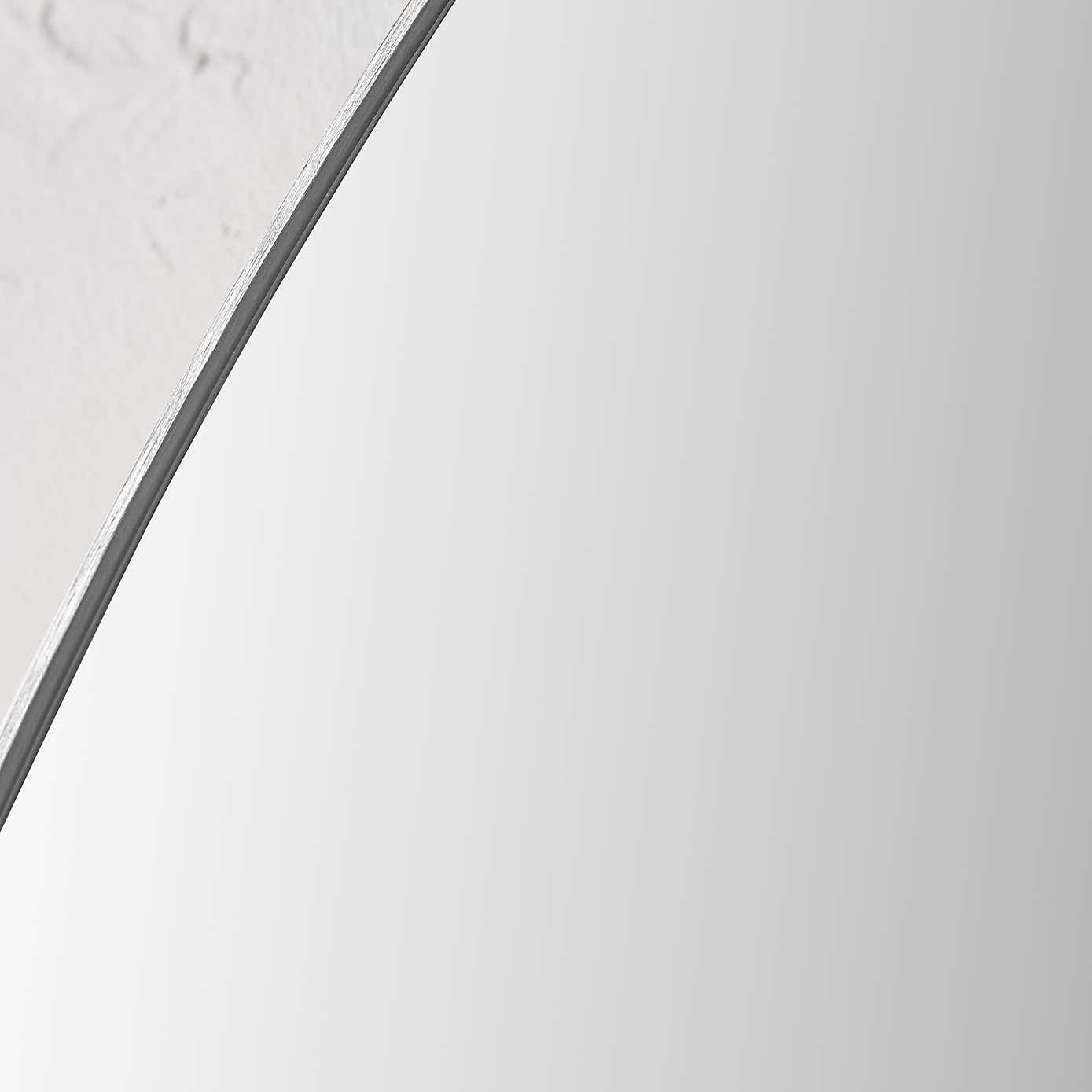 Metal Framed Arched Wall Mirror