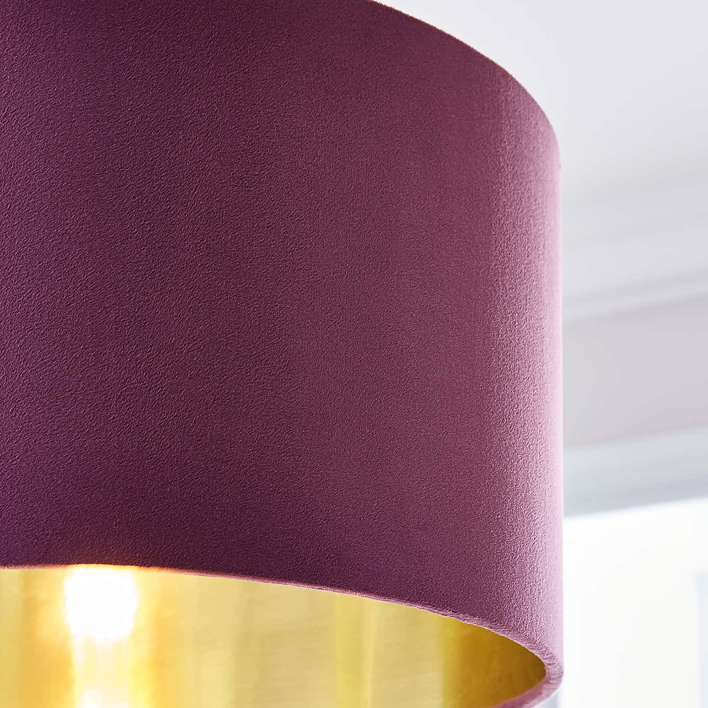 Nesa Velvet Drum Lamp Shade