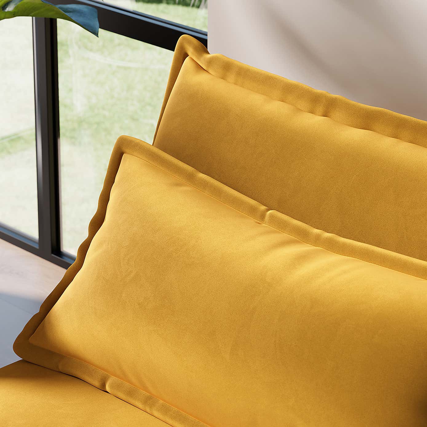 Jackson Velvet Foldable Single Sofa Bed