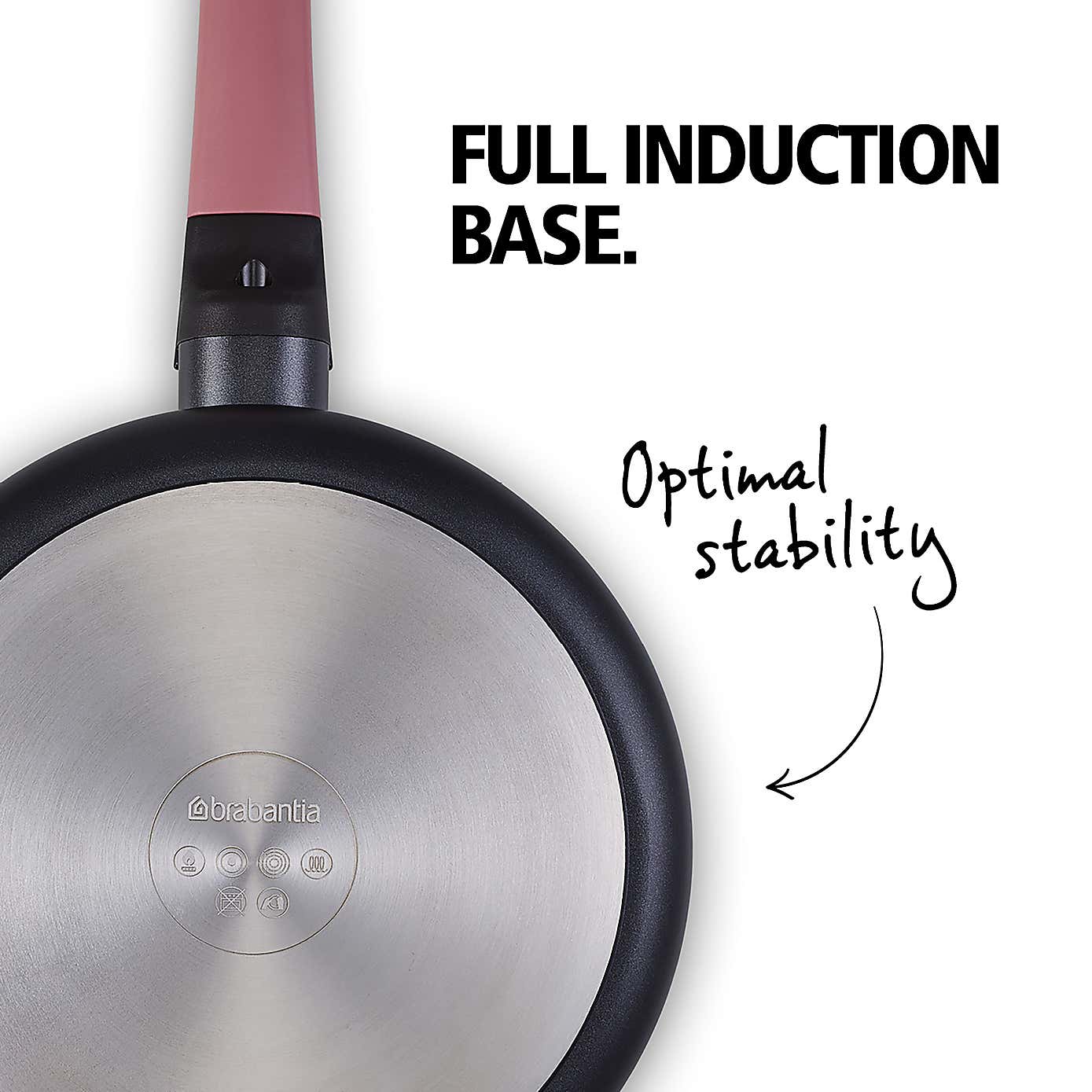 Brabantia Non-Stick Aluminium Skillet Pan, 24cm