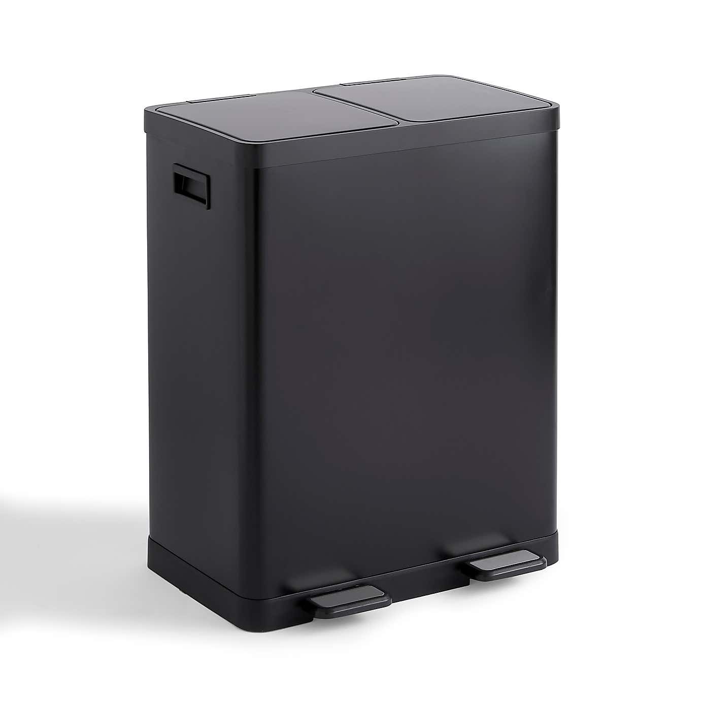 Dual 30/30L Recycling Pedal Bin