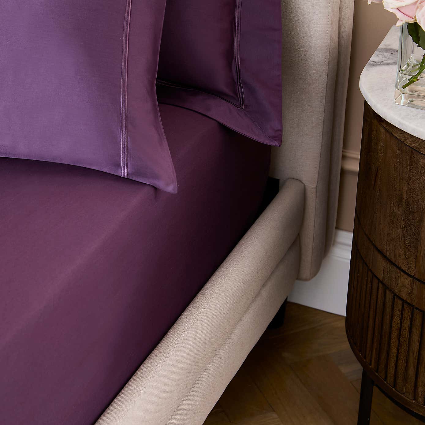 Dorma Cotton Sateen 800 Thread Count Fitted Sheet