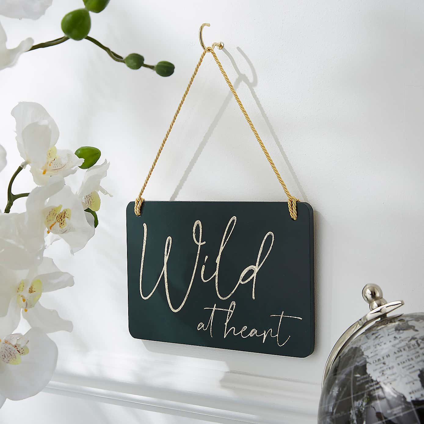Wild at Heart Hanging Plaque