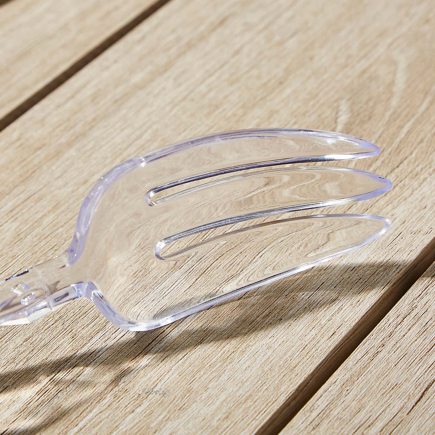 Clear Salad Tongs