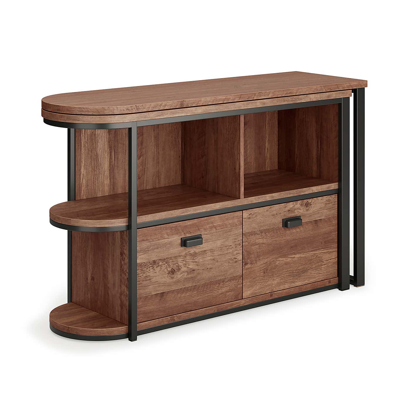 Fulton Pine Swivel Desk