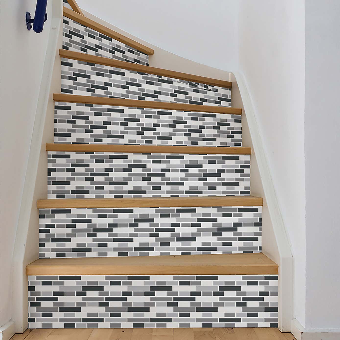 InHome Smoked Glass Self Adhesive Backsplash Tiles