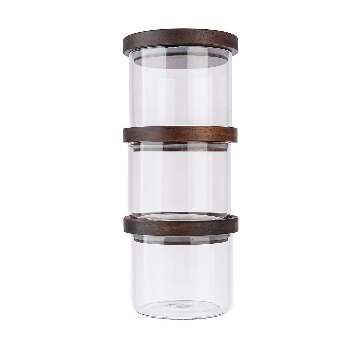 Artisan Street Set of 3 Stacking Storage Jars 600ml