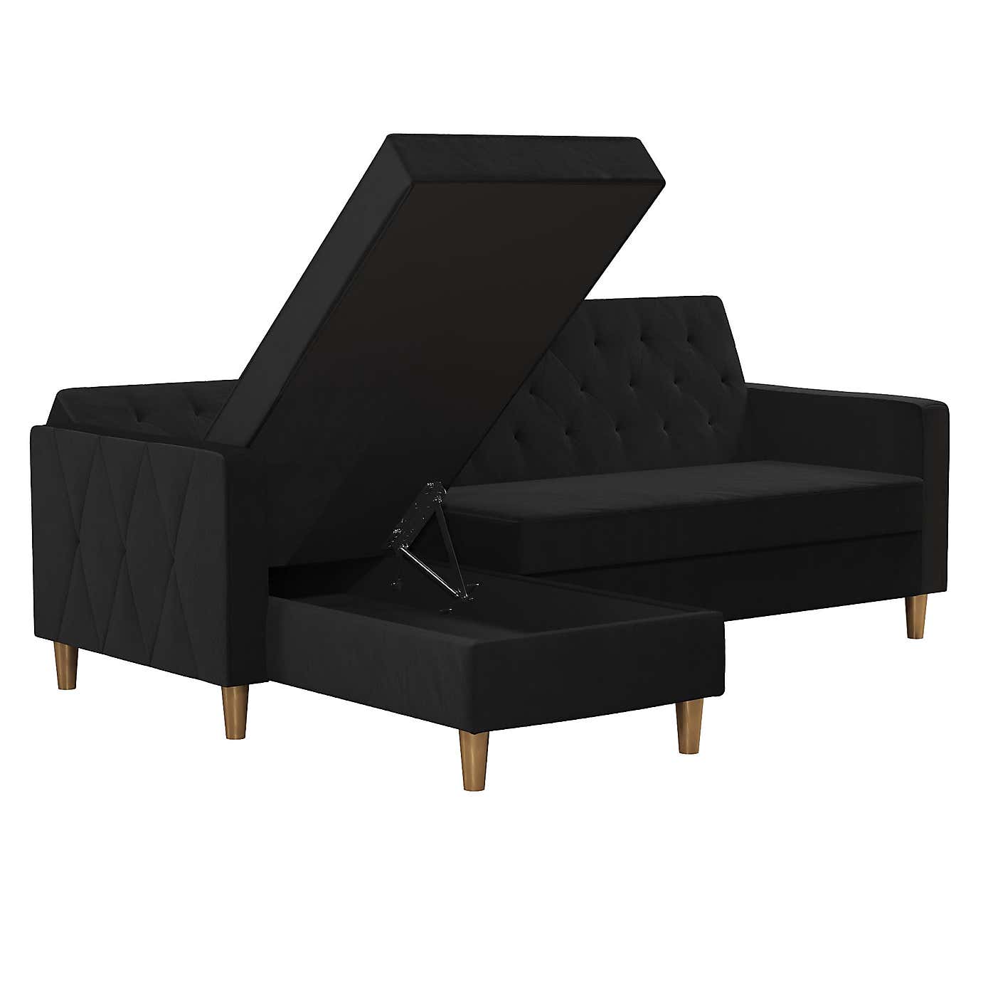 Cosmo Liberty Velvet Futon