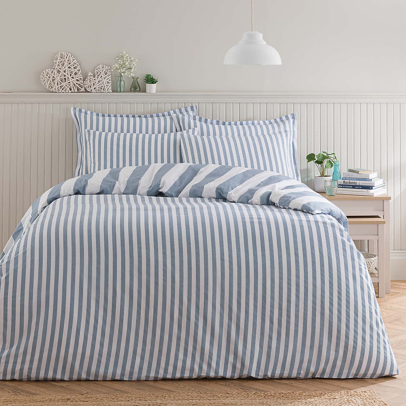 Kent Broad Stripe Cotton Oxford Pillowcase