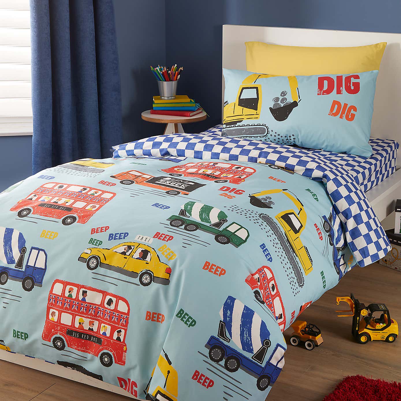 On the Move Single Duvet Cover & Pillowcase Set