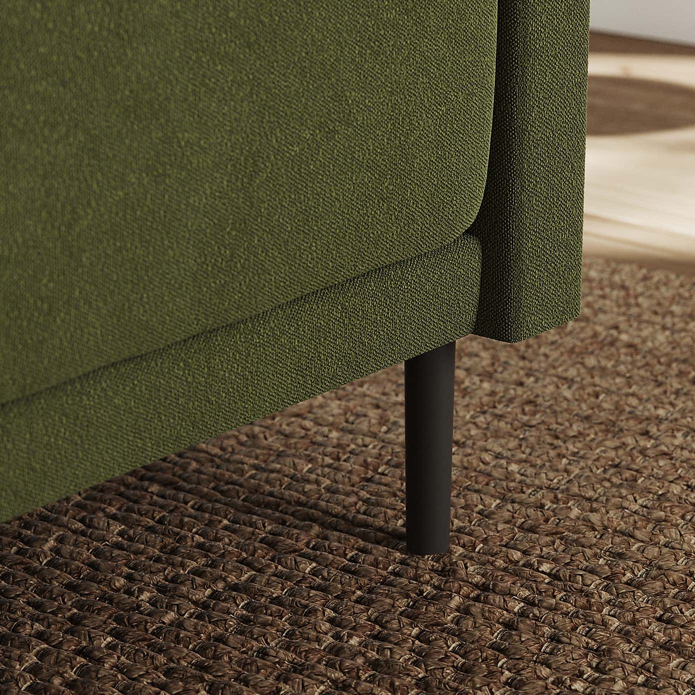 Mae Corner Dining Bench, Boucle