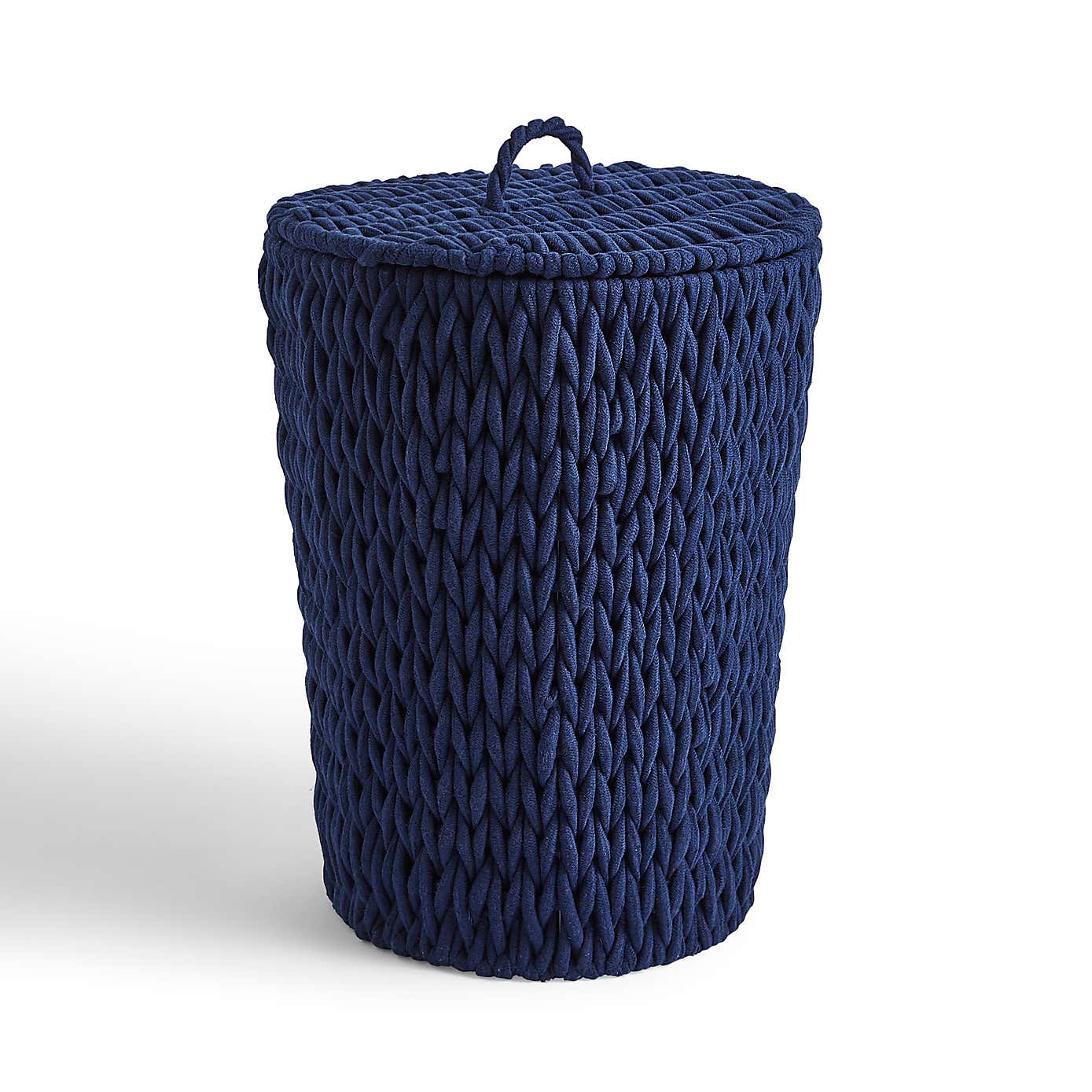 Cable Knit Laundry Basket