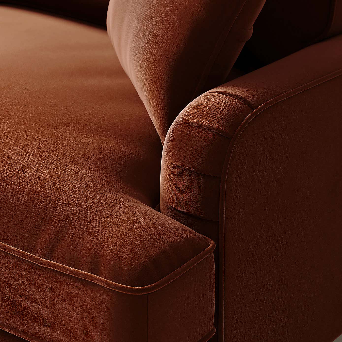 Beatrice Velvet Left Hand Corner Sofa