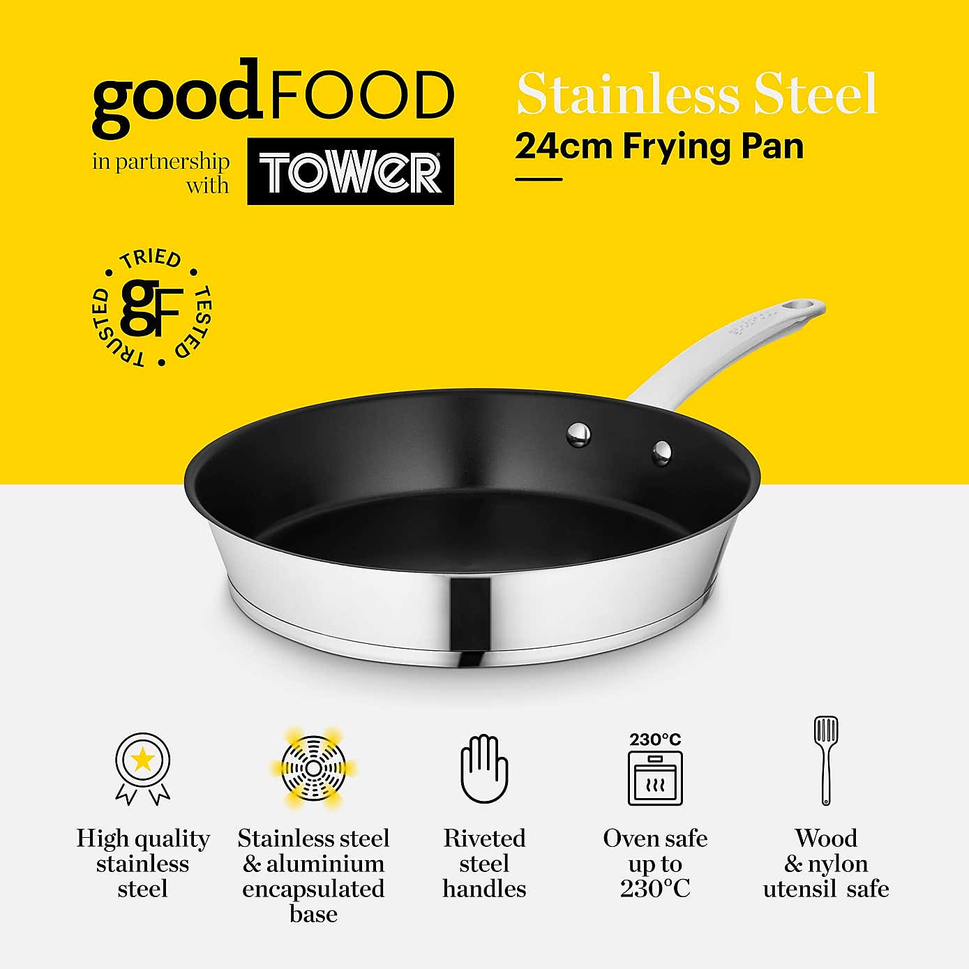 Good Food 24cm Frying Pan