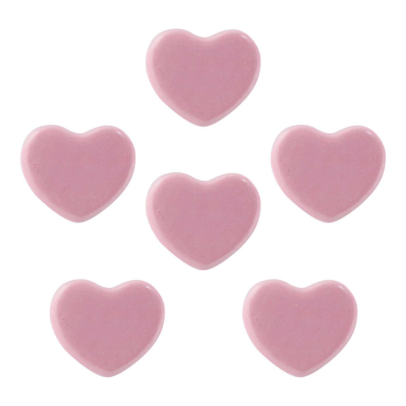 Pack of 6 Nicola Spring Heart Shaped Drawer Knobs