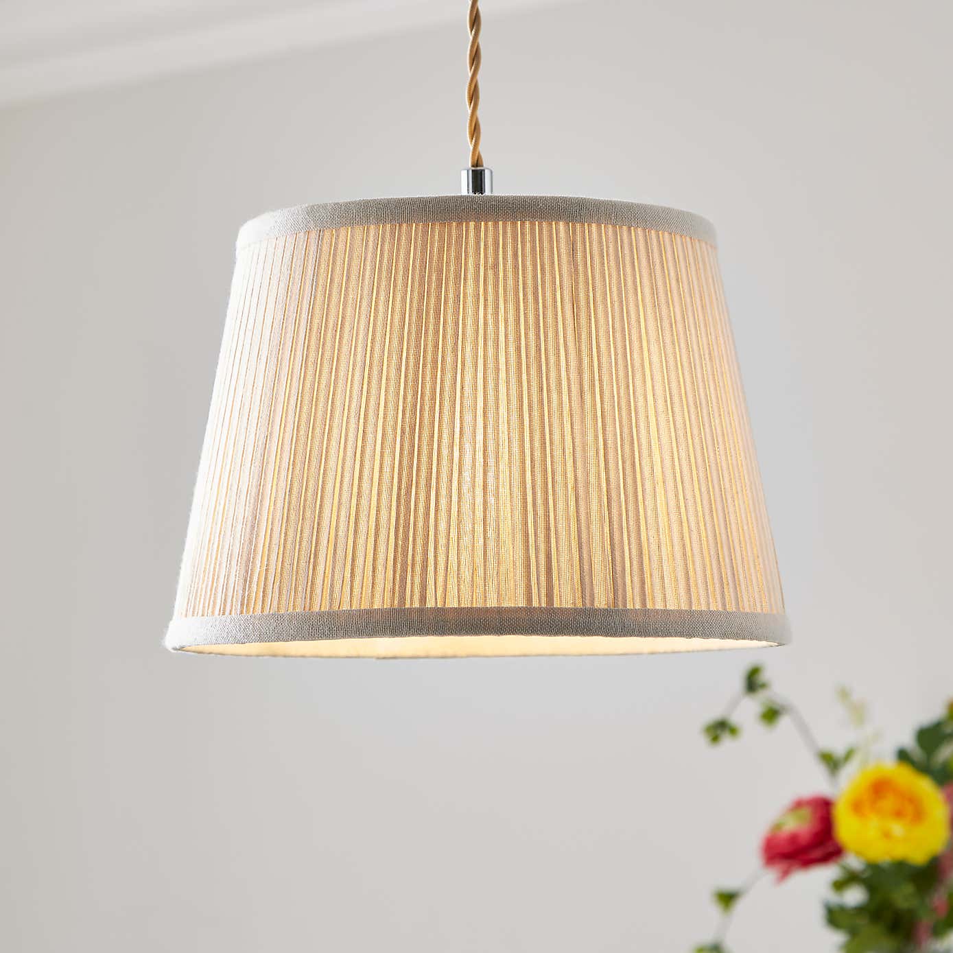 Polly Pleated Drum Lamp Shade