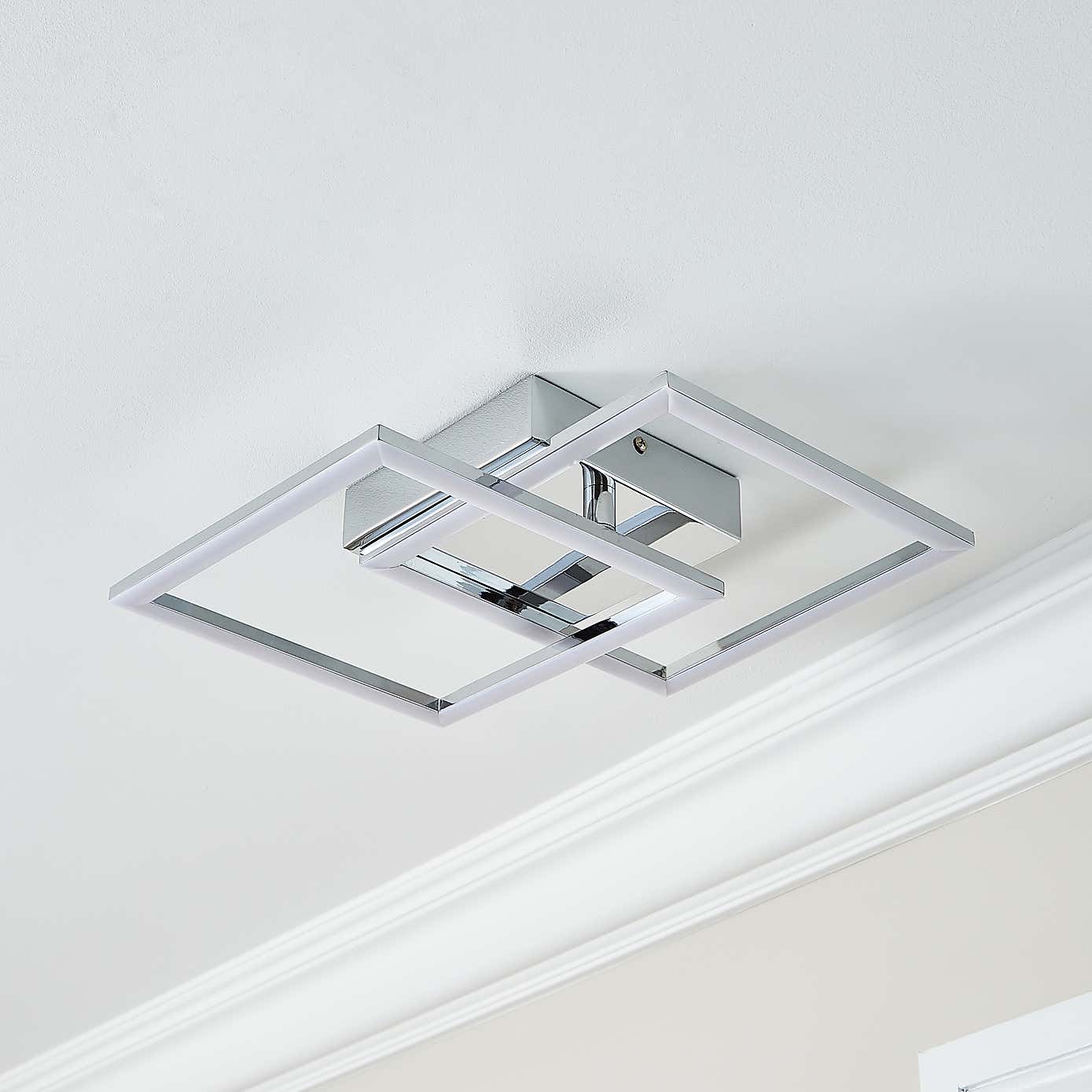 Bode LED Diamond Flush Ceiling and Wall Light