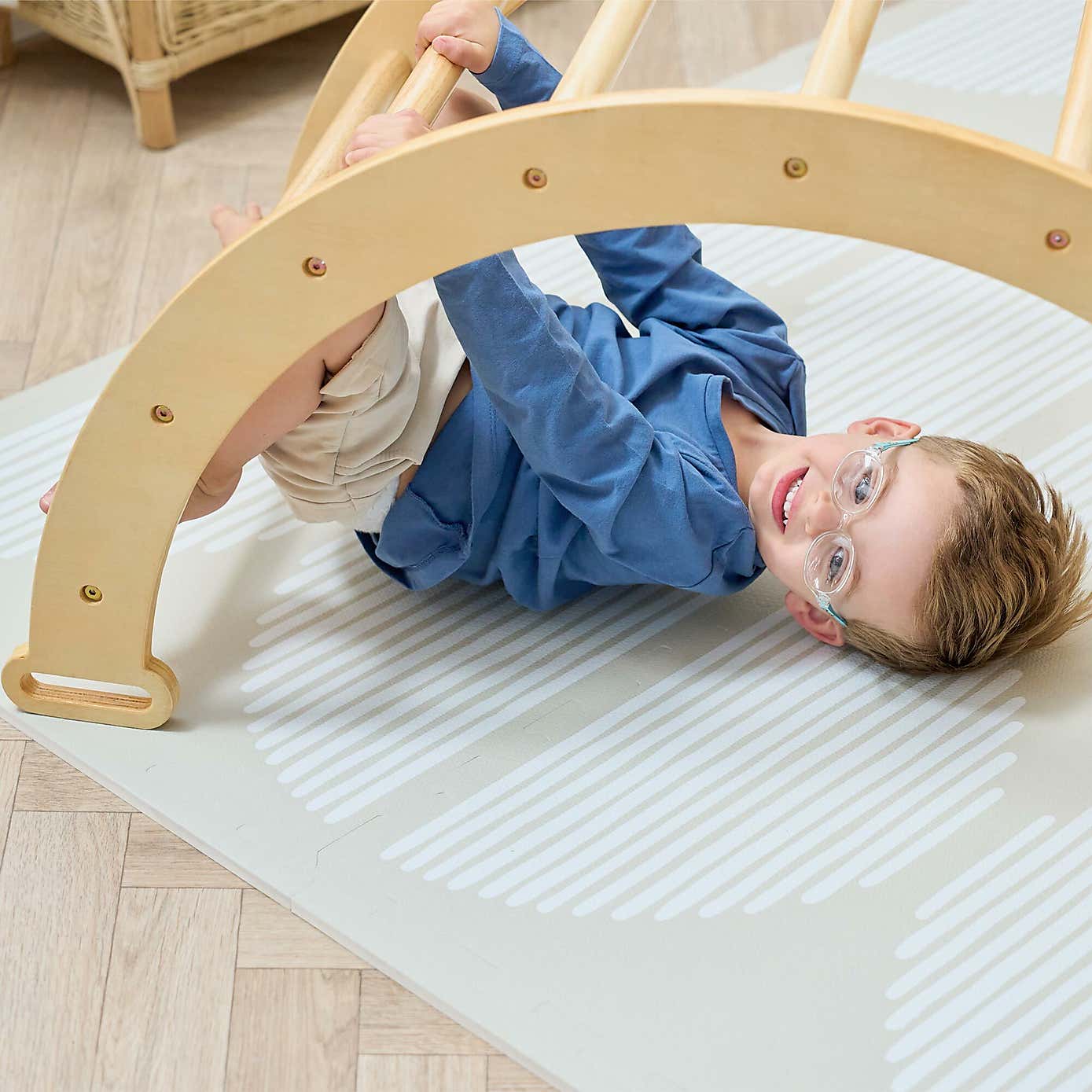 Tutti Bambini Scala Montessori 3 in 1 Pikler Climbing Frame with Climbing Wall