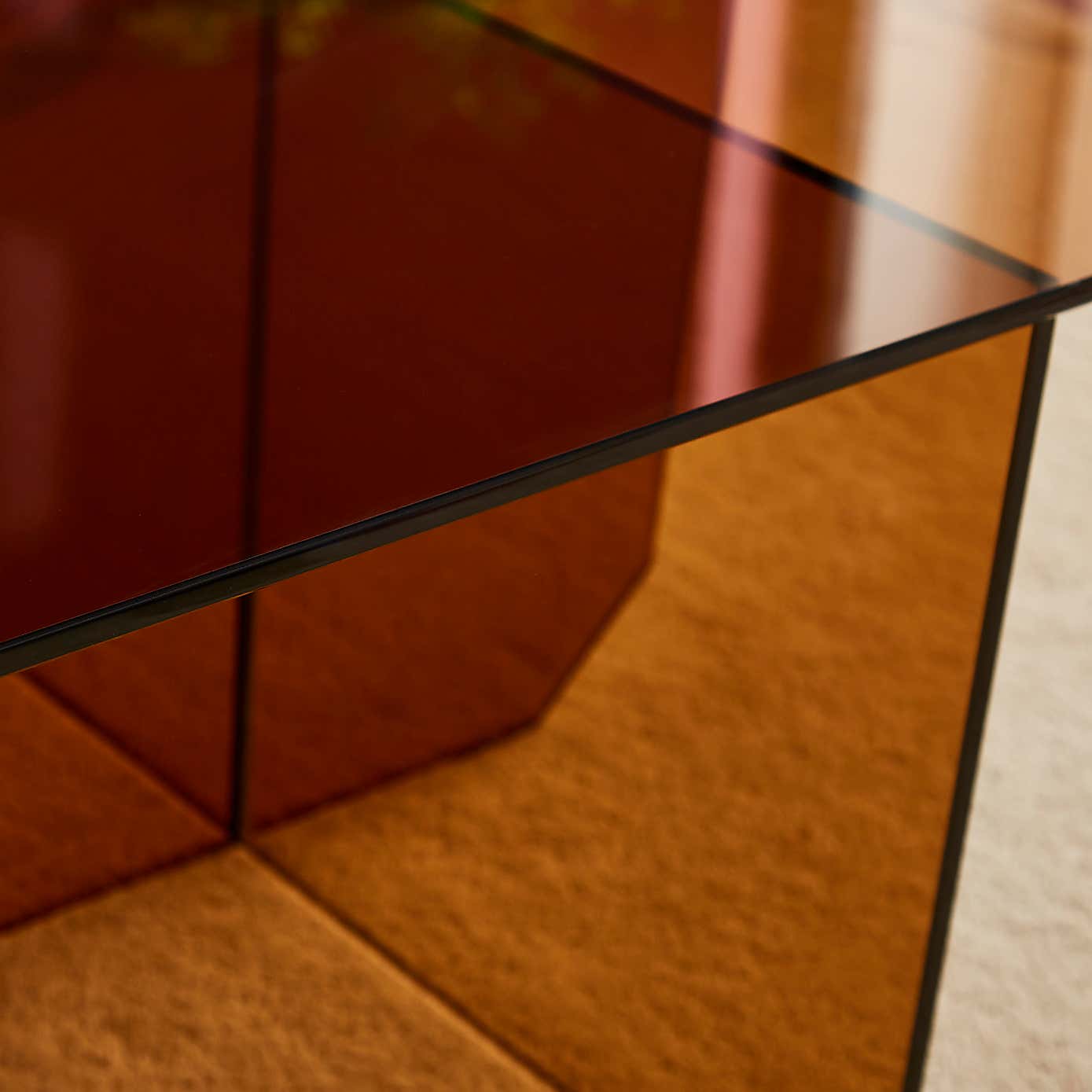 Elements Bowden Glass Coffee Table