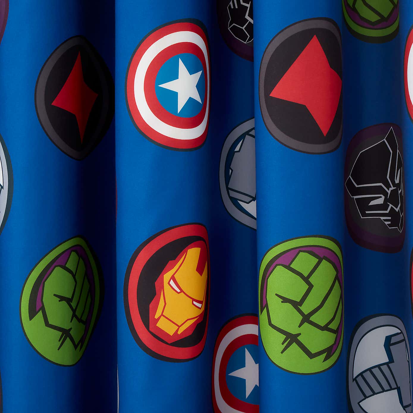 Disney Marvel Logo Blackout Eyelet Curtains