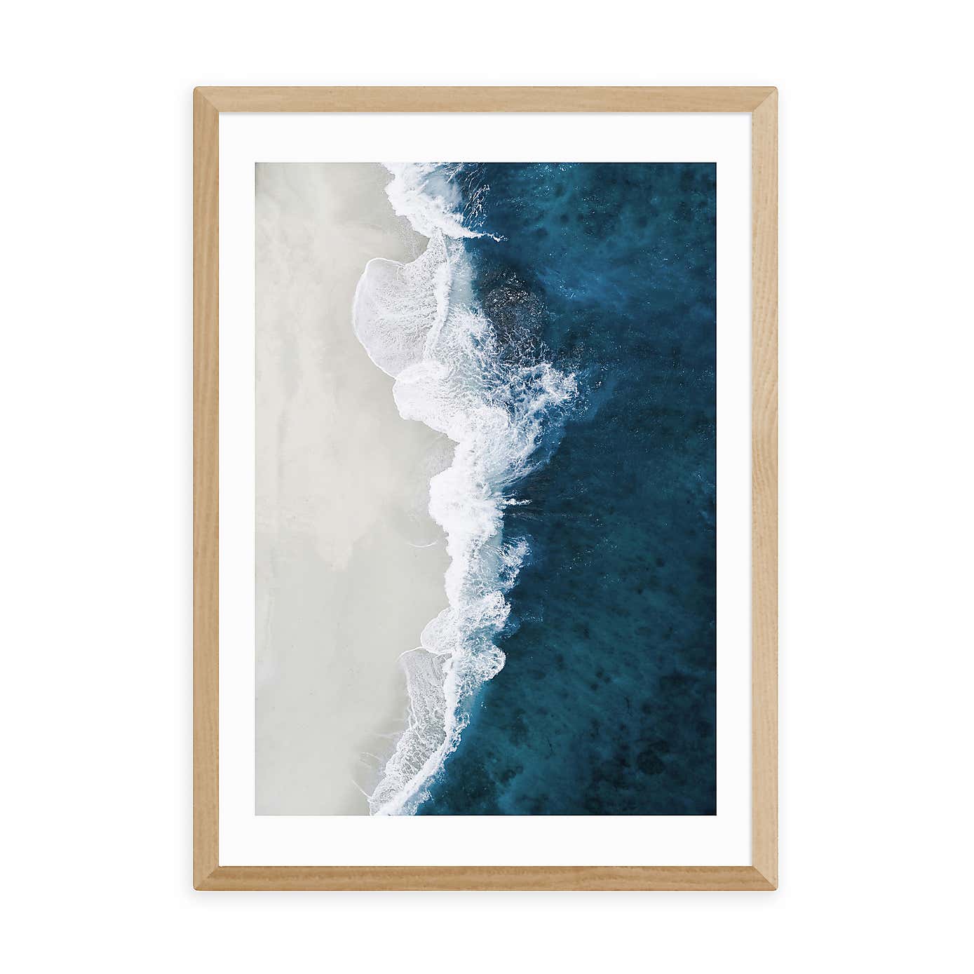 East End Prints Ocean Aerial Print