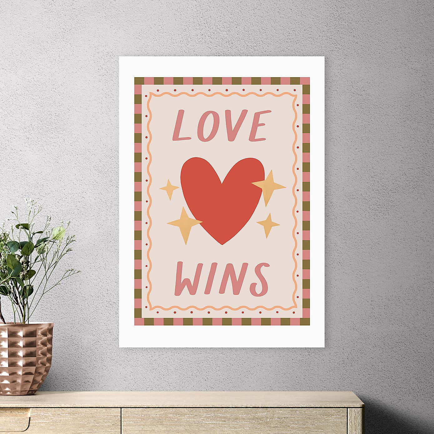 East End Prints Love Wins by Kid of the Village
