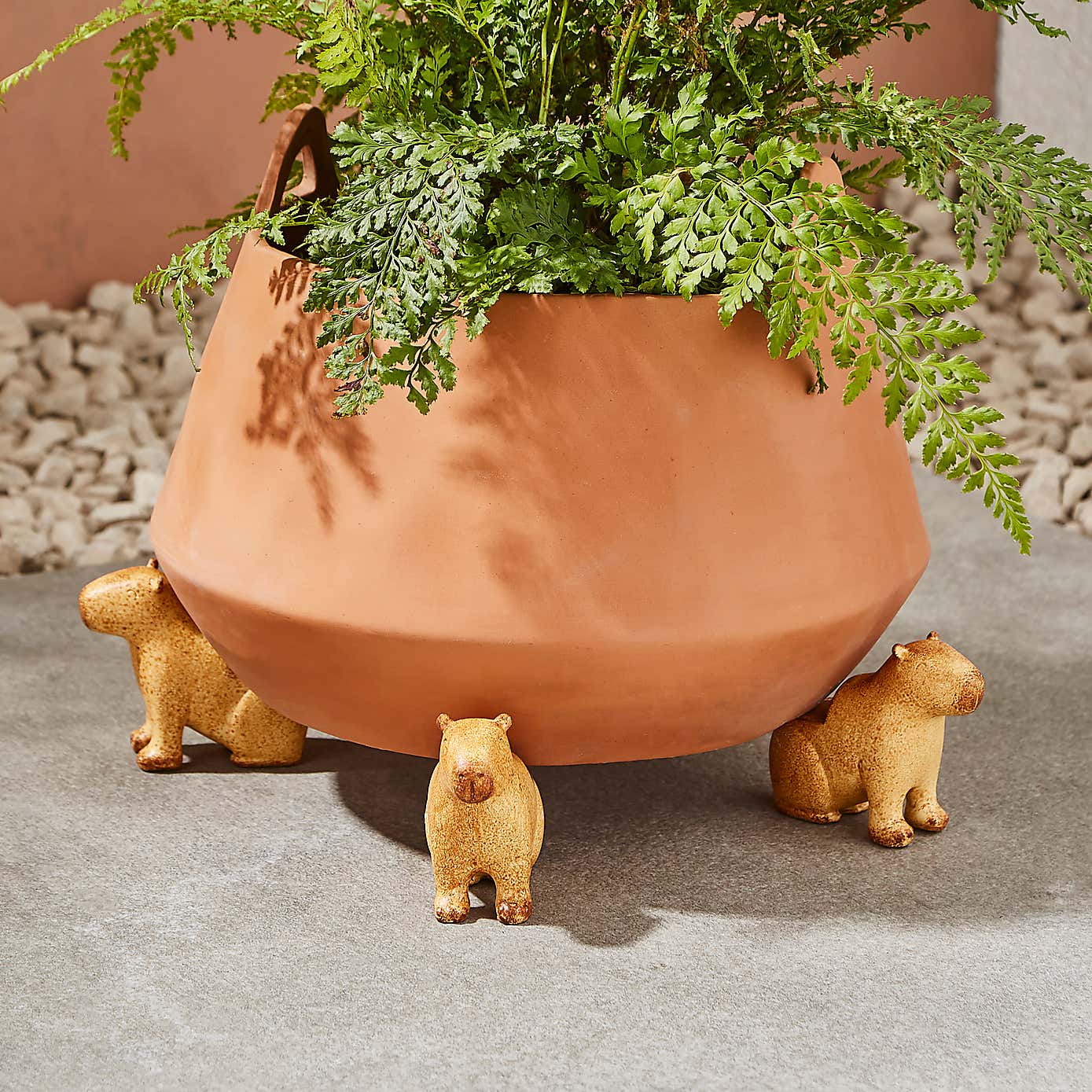 Set of 3 Resin Capybara Pot Feet