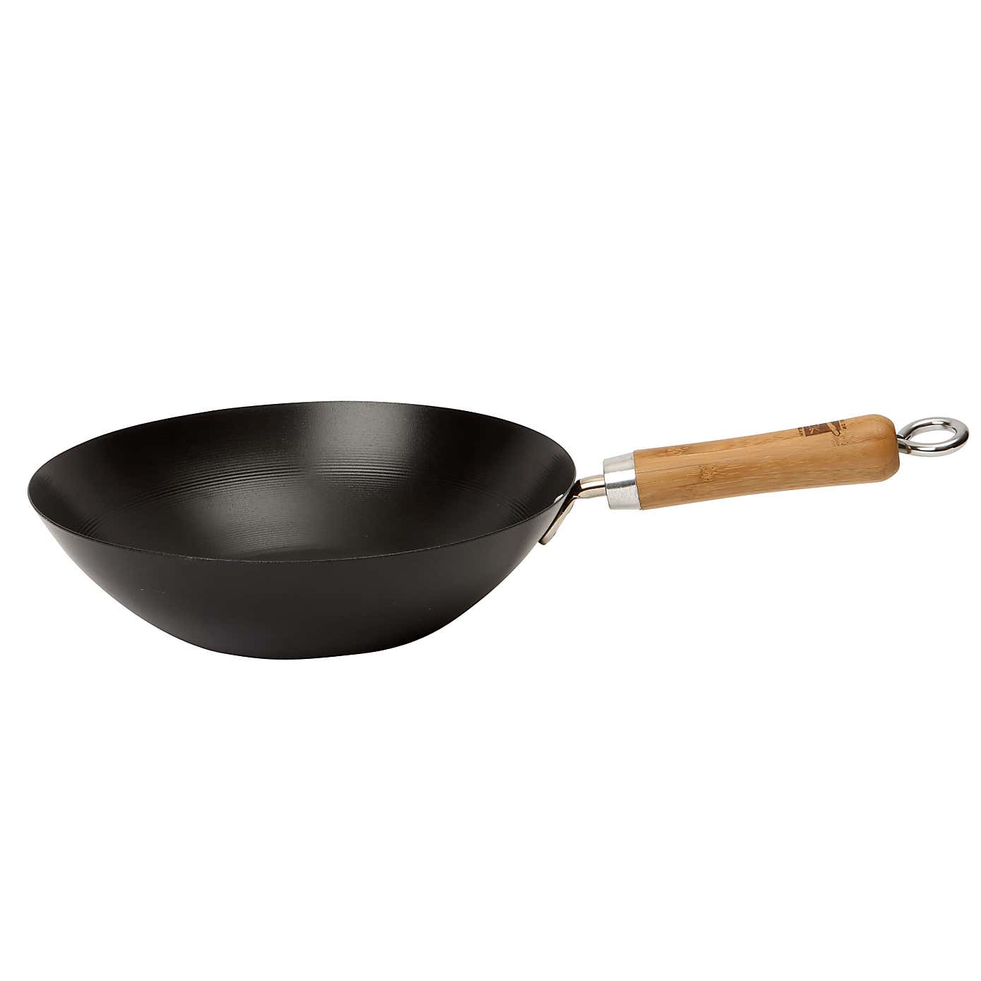 School of Wok 27cm Non Stick Carbon Steel Wok