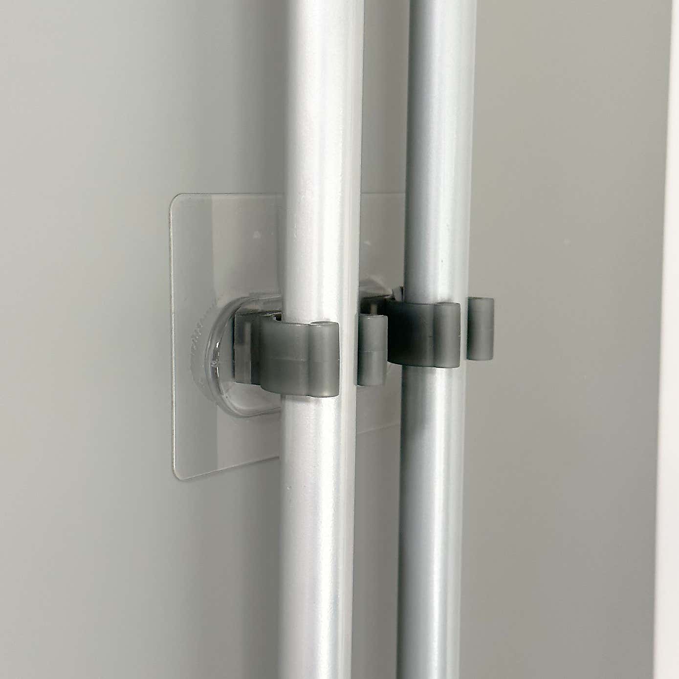 Addis Invisifix Double Broom Holder