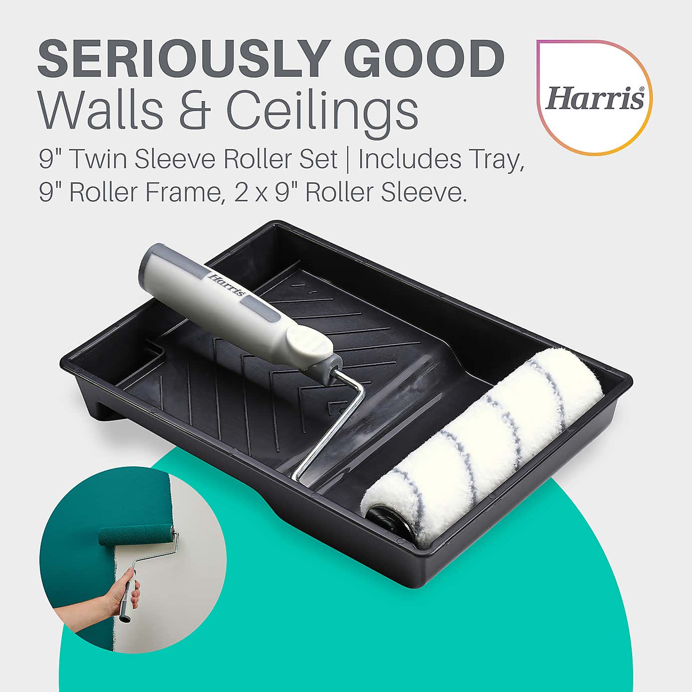 Seriously Good Walls & Ceiling Twin Roller Sleeve Set 9"/230mm