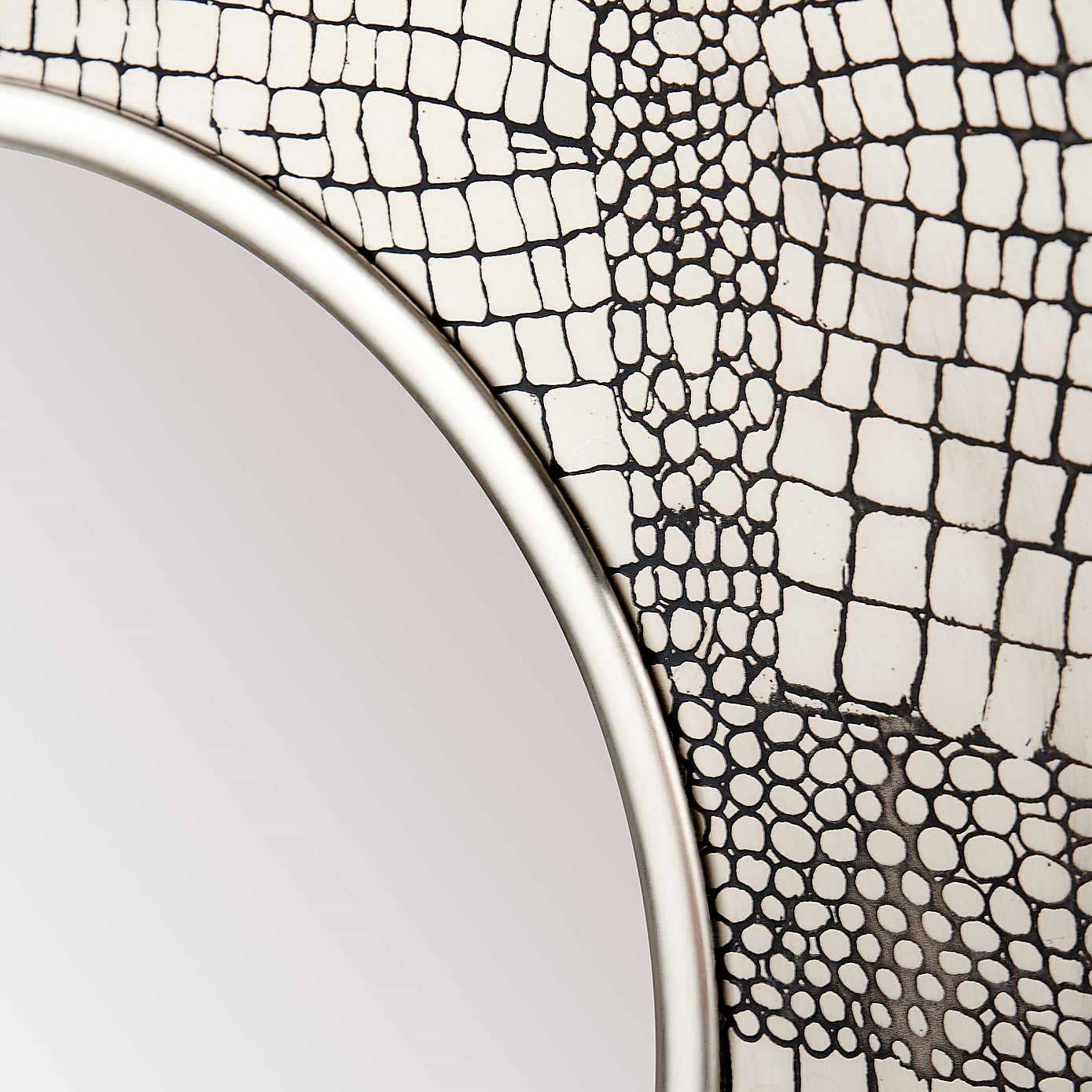 Antique Croc Effect Mirror