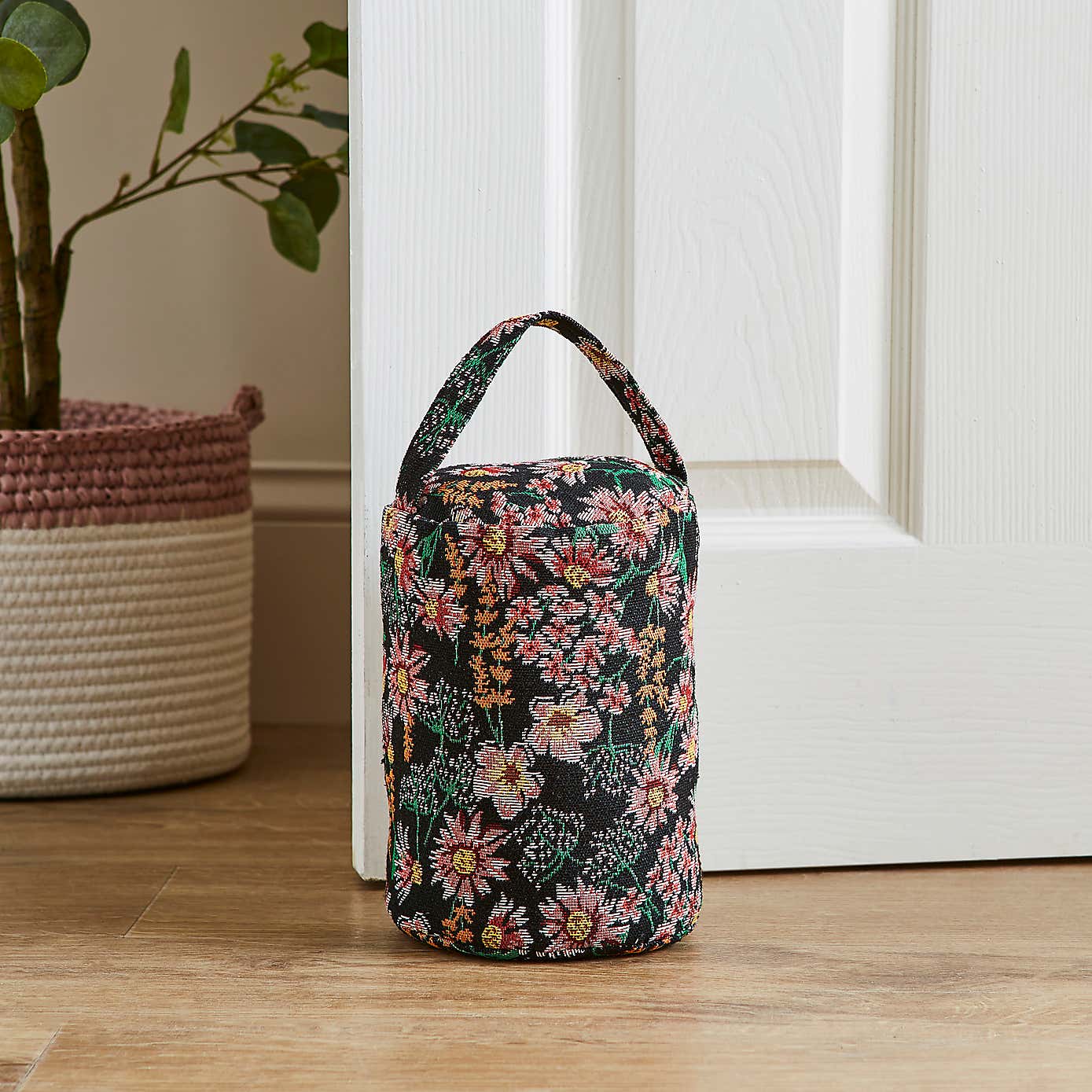 Floral Jacquard Doorstop