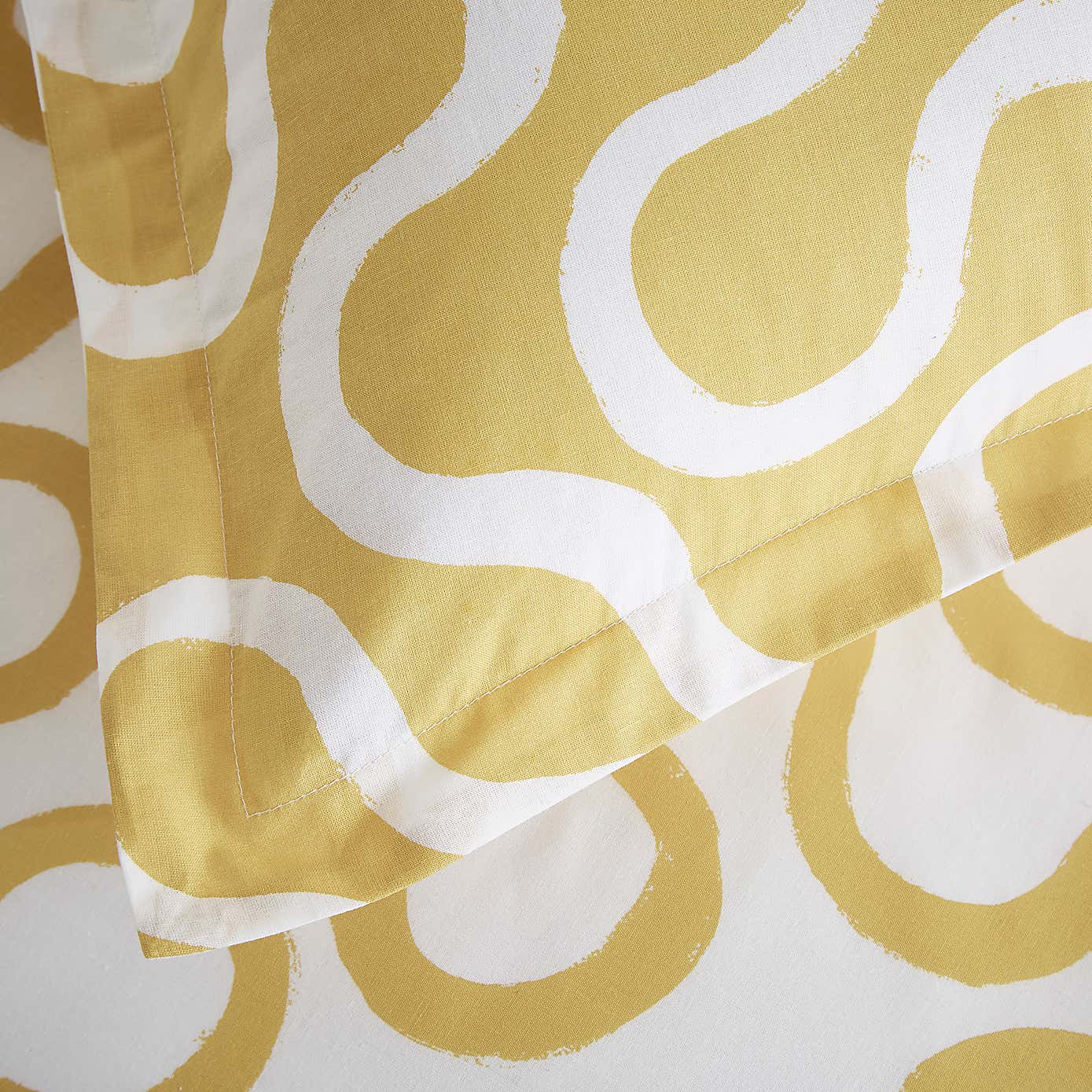 Elements Wiggle Ochre Oxford Pillowcase