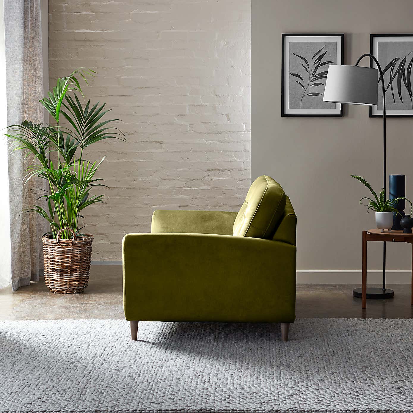 Sven Opulent Velvet 2 Seater Sofa