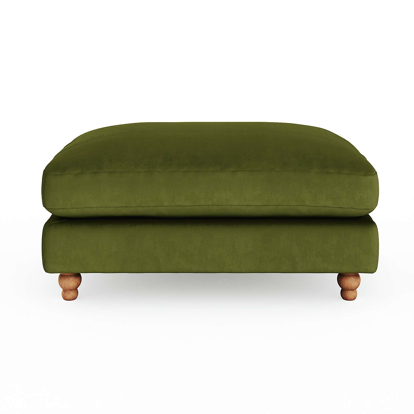 Martha Matte Plush Velvet Footstool