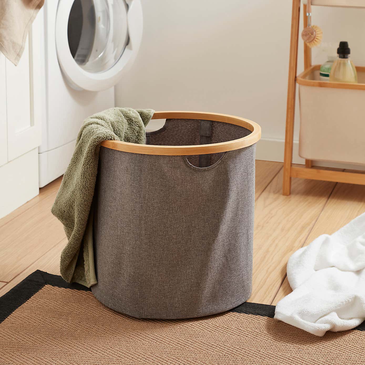 Berkeley Round Foldable Storage Basket