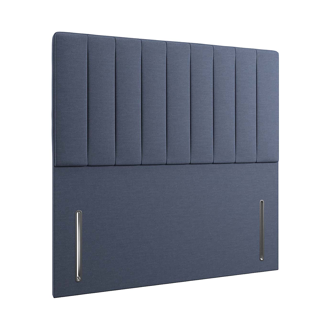 Linen Vertical Stripe Headboard