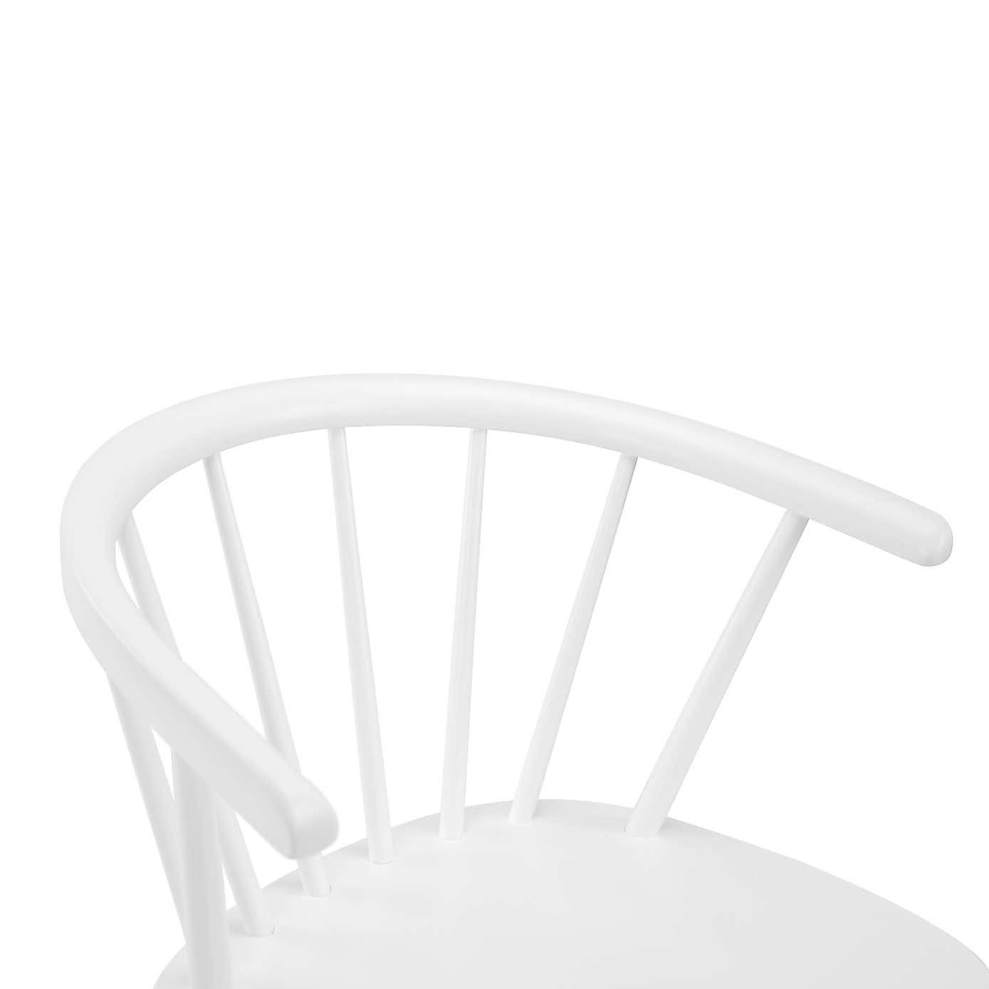 Modena Set Of 2 Dining Chairs, Rubberwood